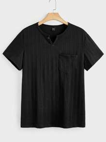 Manfinity VCAY Men's Slim Fit Crew Neck Long Sleeve Casual T-Shirt, Suitable For Everyday Wear