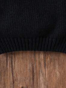 Tween Girls Sweater, Vintage Stijl Ronde Hals Geborduurd Bloemenpatroon Pullover Sweater, Modieus Eenvoudig & Schattig Ontwerp, Geschikt Voor Herfst/Winter, Thanksgiving