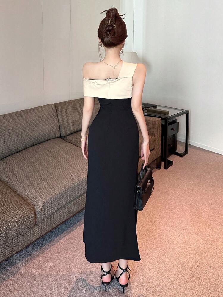 Summer New Arrival Elegant Party Sundress For Women,Dress For Wedding Off Shoulder Top