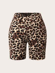 SHEIN LUNE Leggings courts décontractés à encolure en V, tailles plus, en plusieurs couleurs. Style bohème vintage - Multicolore - Voir 5