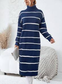 SHEIN LUNE 大码女式休闲家居橙色图案 V 领针织几何提花秋冬保暖白色套头衫商务休闲女士、度假装、乡村上衣