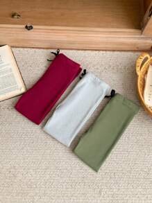 Blossori Conjunto de 2 piezas de elegante estilo francés con lazo de punto para niñas, para primavera/verano
