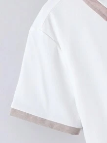 2pcs/Set Kids Tween Boys Casual Conservative Collared Button-Up Short Sleeve Loose Shirt & Woven Shorts Gentlemanly Outfit Set