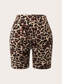 SHEIN LUNE Leggings courts décontractés à encolure en V, tailles plus, en plusieurs couleurs. Style bohème vintage - Multicolore - Voir 7