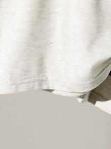 SHEIN 2 件套，女婴春夏学院风，短袖半开领衬衫和百褶裙