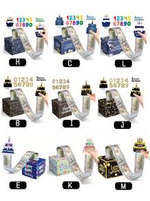 Birthday Party Gift Packaging Box - Multicolor - View 2