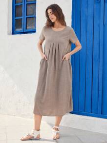 EMERY ROSE Women's Long Casual Dress