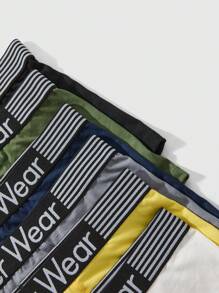 6pcs Letter Pattern Underwear Briefs For Teens - Multicolor - View 7