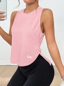 Sovereign Charm Twist Backless Sports Topworkout Tank Top