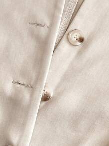 Celure 1 Set Plus Size Women Elegant Sleeveless Round Neck Blouse And Straight Leg Pants, 2 Pieces Set