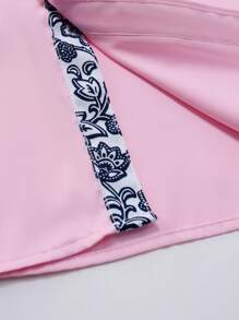 Manfinity Mode Plain Color Long Sleeve Casual Shirt, Simple And Fashionable For Everyday Wear, Elegant Pink Shirt Men, Men's Luxury Pink Shirt, Fall - Pink - View 8