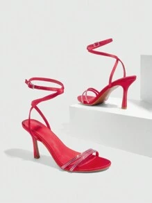 CUCCOO SZL Sandales à talons hauts élégantes pour femmes, décontractées et pour un port quotidien