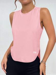 Sovereign Charm Twist Backless Sports Topworkout Tank Top