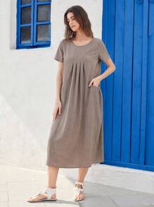 EMERY ROSE Women's Long Casual Dress