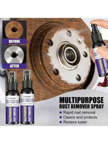 rayhong 1-علبة/2-علبة مزيل صدأ معدني متعدد الأغراض ، منعش ومنظف أطر عجلات السيارة، إزالة الصدأ عن الحنفيات والفولاذ المقاوم للصدأ ، متوفر في العديد من الأنواع والمواصفات للاستخدام المنزلي والمطبخي والسيارات ، منظف ومزيل صدأ للمعادن والبراغي والحديد ، منظف ومزيل صدأ متعدد الوظائف لتحديث أطر عجلات السيارة والحنفيات والفولاذ المقاوم للصدأ والصدأ المنزلي ، مزيل قوي للصدأ في السيارات ، مادة تنظيف مضادة للأكسدة ومجددة للمكونات المعدنية