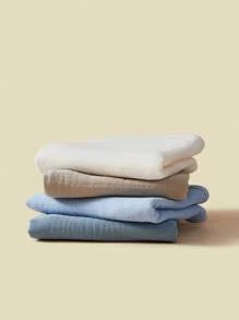 Muslin Burp Cloths Large Hand Washcloths For Boys & Girls, Baby Essentials Extra Absorbent And Soft Burping Rags For Newborn Registry (4 Packs, 20" X10") - Multicolor - View 4