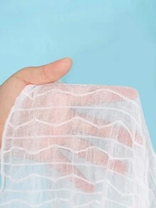 SHEIN Tween Girl 纯色抽绳简约休闲罩衫，适合休闲和度假 - 白色 - 查看 6