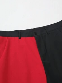 Manfinity Mode Plus Size Men's Suit Set: Jacket And Pants, Casual And Elegant For Daily Wear - Multicolor - View 4