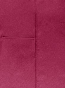 SHEIN LUNE Blazer de mujer de manga larga, con solapa entallada y doble botonadura, unicolor, para otoño