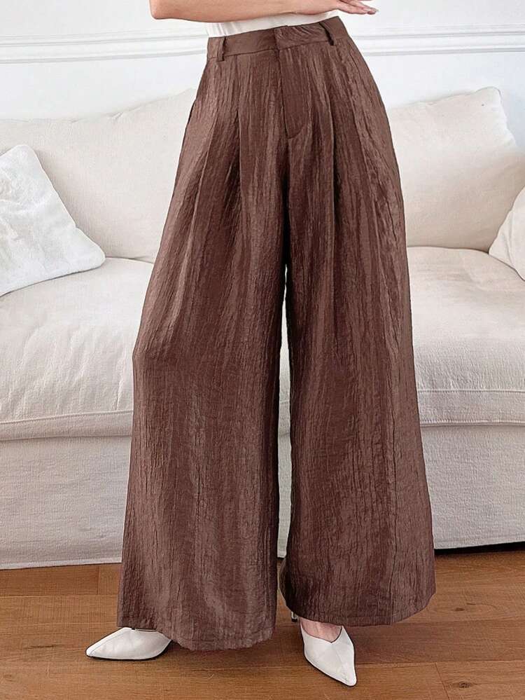 Women's Summer New Casual Wide Leg Pants, Comfortable Loose Fit Beach Holiday Trousers