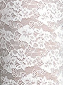 SHEIN SXY Quần ren mỏng màu trơn gợi cảm cho nữ, kỳ nghỉ thường ngày - trắng - Xem 7