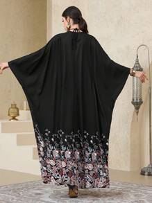 Al Najma Bộ đồ phong cách Ả Rập giản dị thời trang dành cho nữ, thích hợp mặc hàng ngày - Nhiều màu - Xem 6