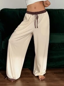 DAZY Loose Lantern Pants Women's Loungewear Bottom Pajama - Khaki - View 5
