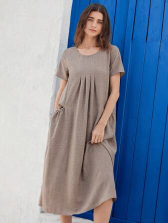 EMERY ROSE Women's Long Casual Dress