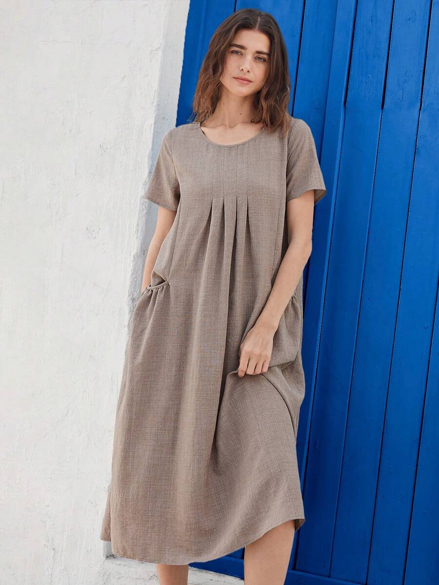 EMERY ROSE Women's Long Casual Dress
