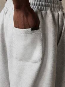 SUMWON Bộ đồ thể thao thể thao Athleisure Bộ đồ thể thao đô thị hiện đại Bộ đồ ngủ hai mảnh thoải mái, đơn giản, phù hợp với phong cách mùa đông thu đông - Xám - Xem 6