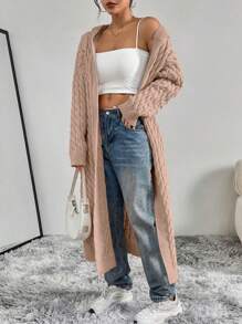 Flirla Simple Fashion Casual Cardigan, Versatile For Daily Wear