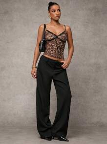 SHEIN BAE Áo thun họa tiết da báo xuyên thấu gợi cảm cho kỳ nghỉ hè trên bãi biển Áo ba lỗ du lịch hàng ngày Áo hẹn hò Áo dự tiệc Áo dự tiệc ở trường Áo lễ hội Áo sinh nhật Áo dạ hội Áo nữ Áo công sở Áo đi làm Đồ công sở Áo học sinh Ngày lễ tình nhân Nashville Mùa hè dành cho phụ nữ Quần áo mùa xuân Ngày lễ tình nhân Lễ hội Kỳ nghỉ bãi biển - Nhiều màu - Xem 1