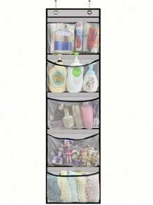 1pc Behind The Door Clutter Storage Hanging Bag, Home Living Room Shoe Storage Storage, Closet Lingerie Clothes Storage Hanging Bag, Hangable Clutter Sorting And Organizing Decorations Autumn Decor Festival Decor Room Decor Home Decor Fall Decor Bedroom Decor