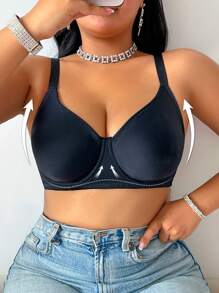 Simple, Thin Wire-Free, Non-Padded, Lift And Gather Plus Size Bra