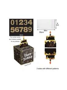 Birthday Party Gift Packaging Box - Multicolor - View 3