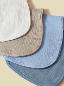 Muslin Burp Cloths Large Hand Washcloths For Boys & Girls, Baby Essentials Extra Absorbent And Soft Burping Rags For Newborn Registry (4 Packs, 20" X10") - Multicolor - View 3