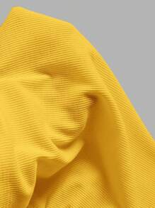 Slaydiva Casual All-Match White Cami Top With Deep U-Neck And Racerback, Yellow - Yellow - View 5