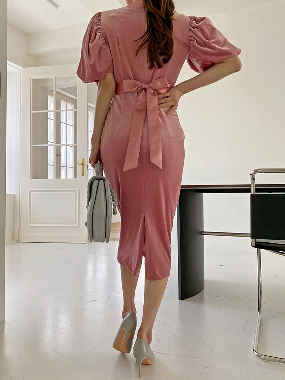 Women Long Casual Dress, Minimalist And Fashionable For Everyday Wear Dress