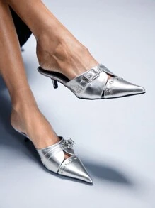 Cuccoo CUCCOO GRLICON Women's Y2K Punk Style High Heel Pumps, Suitable For Motorcycle, Cool Girl, Halloween, Christmas, Party Outfits