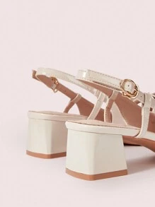 CUCCOO DOLLMOD Nuevos tacones de plataforma de bloque estilo retro francés Mary Jane con lazo, gráciles y elegantes para el Día de San Valentín
