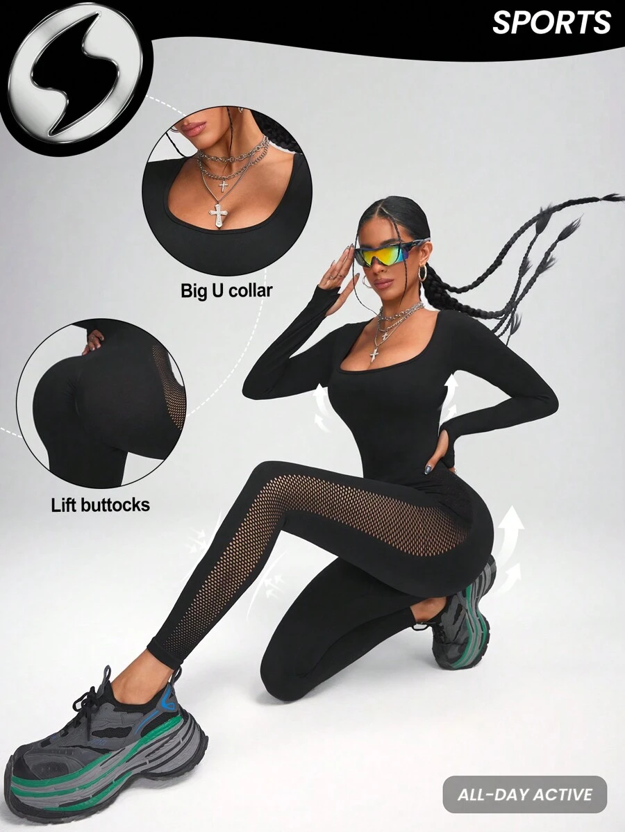 Innovista Einfarbiger, hochelastischer, nahtloser, atmungsaktiver Sport-Jumpsuit, figurformend, für Workout, täglichen Lässig-Trag und Yoga-Fitness, Taillenkontrolle und Po-Anhebung, Yoga, Damenoutfit, Jumpsuits für Frauen, Skifahren, Wandern, Outdoor-Yoga, Laufen, Radfahren, Pilates, Tanz, Aerobic, Kampfsport, Barre, CrossFit