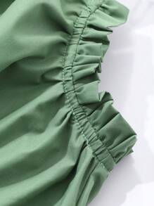 DAZY 年轻女孩秋季连衣裙度假复活节 - 綠色 - 查看 5