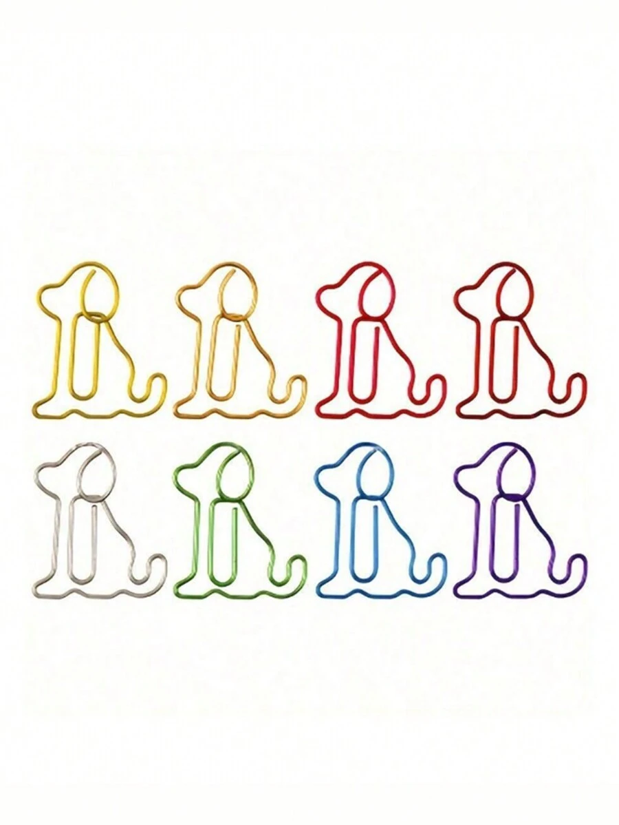 15/30/50 chiếc kẹp giấy hình chú chó ngộ nghĩnh dễ thương kẹp giấy đánh dấu trang sổ kế hoạch vui nhộn đồ dùng học tập văn phòng quà tặng đồ trang trí đám cưới đồ trang trí Halloween, tiệc sinh nhật, màu sắc ngẫu nhiên quà tặng Giáng sinh cho ngày lễ, trở lại trường, đồ dùng học tập, đồ trang trí mùa thu - Bộ - Xem 1