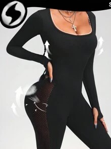 Innovista Einfarbiger, hochelastischer, nahtloser, atmungsaktiver Sport-Jumpsuit, figurformend, für Workout, täglichen Lässig-Trag und Yoga-Fitness, Taillenkontrolle und Po-Anhebung, Yoga, Damenoutfit, Jumpsuits für Frauen, Skifahren, Wandern, Outdoor-Yoga, Laufen, Radfahren, Pilates, Tanz, Aerobic, Kampfsport, Barre, CrossFit
