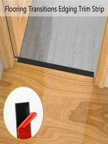 1 pièce Bande de transition de sol autoadhésive 4 cm x 100 cm, motif bois. Parfait pour un revêtement de sol en stratifié et en vinyle. Texture du bois en plusieurs couleurs. Convient pour la décoration du salon, de la cuisine, de la chambre, des toilettes, de la salle de bain, de la maison et de l'automne.
