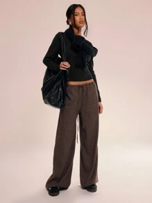 MUSERA Knitted Crew Neck Long Sleeve Top Casual Cute Elegant Airport Holiday Fall Back To School Autumn Winter Christmas Christmas,Elegant