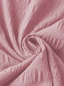 Franclia 女士优雅荷叶边下摆盖袖迷你连衣裙