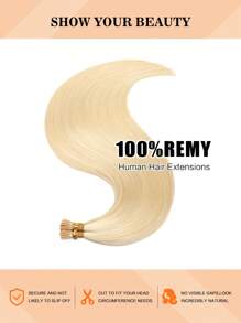 I Tip Hair Extensions Real Human Hair 100PCS Pre Bonded I Tips Hair Extensions I Tip Natural Hair Extensions Cold Fusion I Tip Human Hair Extensions For Women Hair Extensions Halloween Costumes