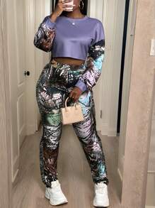 Slaydiva Women's Casual Outfit, Suitable For Valentine's Day, New Year, Date, Party, Daily Wear, Streetwear, Sports, Winter - Multicolor - View 1