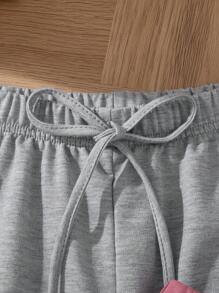 SHEIN 3件套女士舒适居家休闲短裤睡眠短裤 - 彩色 - 查看 3